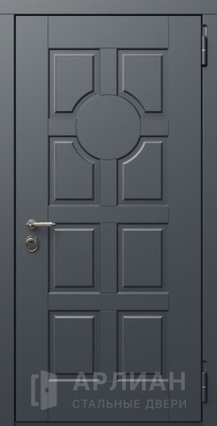 Фото «Серая стальная дверь с панелями МДФ №798»